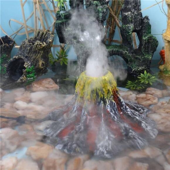 Adjustable Mist Maker with LED and Splash Guard, Fogger Water Fountain Machine - Picture 5 of 8